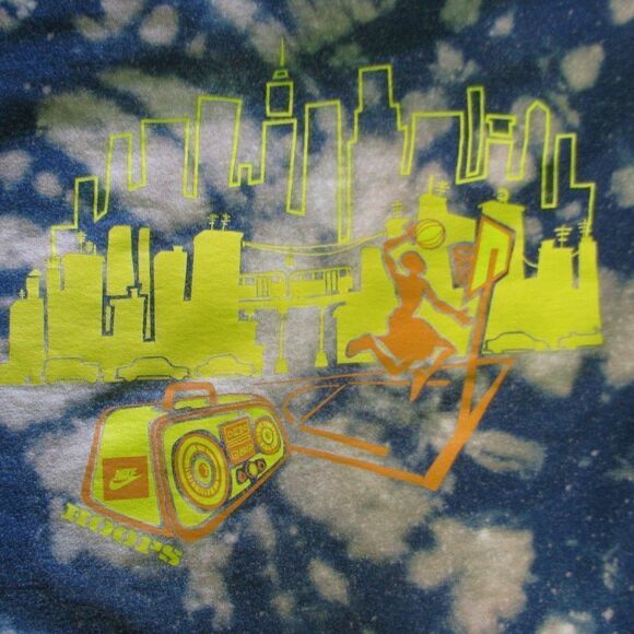 Vintage Nike Hoops Custom Tie-Dye T-Shirt - Picture 2 of 7